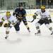 Michigan senior left wingman Lindsay Sparks rushes to the puck in the game against Windsor on Tuesday. Daniel Brenner I AnnArbor.com
